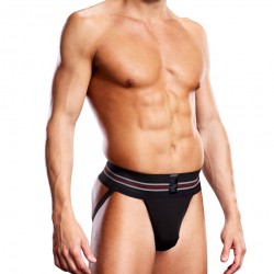 Blueline Performance Microfiber Jock Strap Sports Brief Black